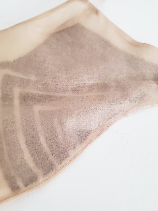 Shelly Steffee Metal Sequin Organza Bib Accessory NEW. One Size main image 5
